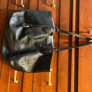 Reversible Michael Kors tote bag.  Black and Silver